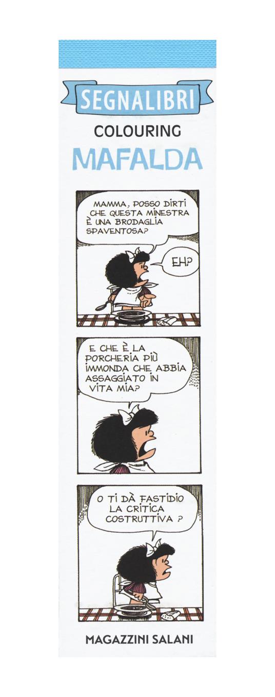 Mafalda. Segnalibri colouring. Vol. 2 - Charles M. Schulz - copertina