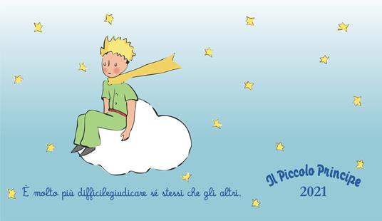 Il Piccolo Principe. Agenda orizzontale 2021 - Antoine de Saint-Exupéry - copertina