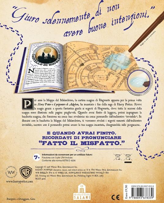 Storia e Magia - Harry Potter - Puzzle Mappa del Malandrino