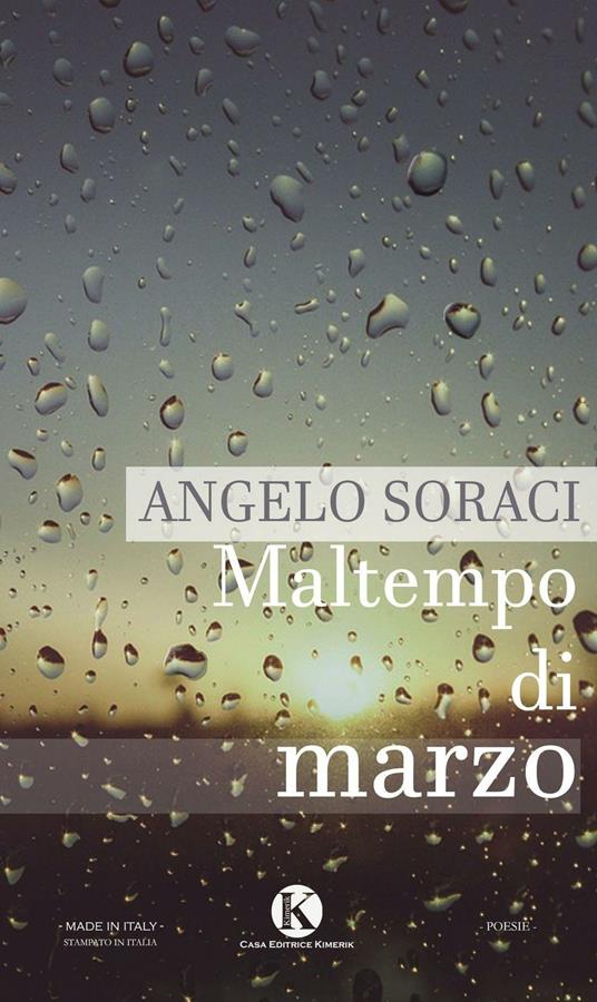 Maltempo di marzo - Angelo Soraci - copertina