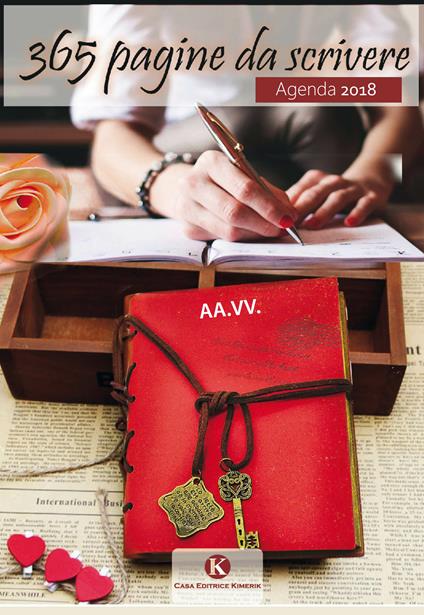 365 pagine da scrivere. Agenda 2018 - copertina