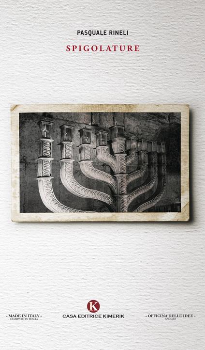 Spigolature - Pasquale Rineli - copertina