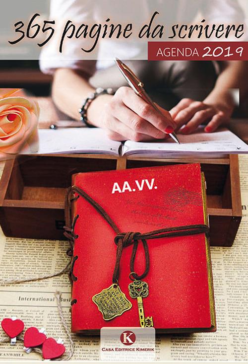 365 pagine da scrivere. Agenda 2019 - copertina