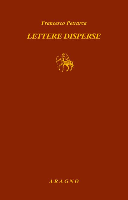 Lettere disperse - Francesco Petrarca - copertina