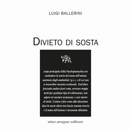 Divieto di sosta - Luigi Ballerini - copertina