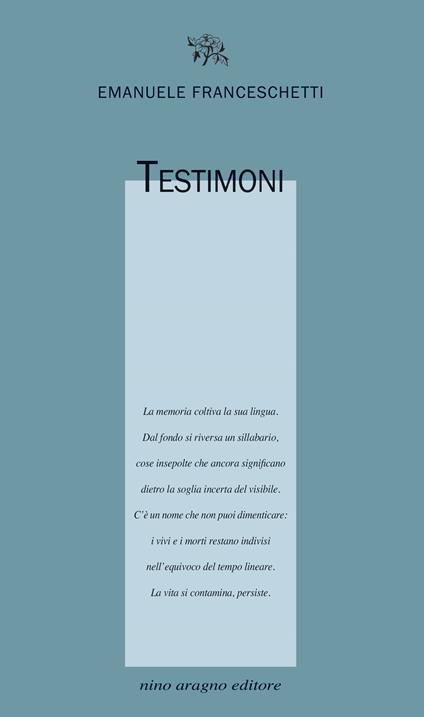 Testimoni - Emanuele Franceschetti - copertina