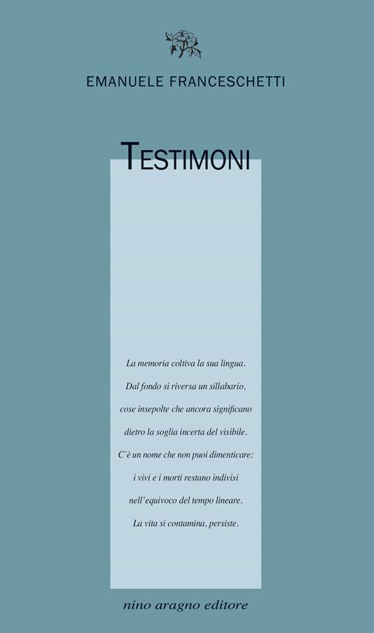 Testimoni - Emanuele Franceschetti - copertina