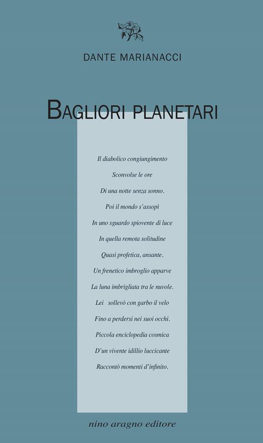 Bagliori planetari - Dante Marianacci - copertina