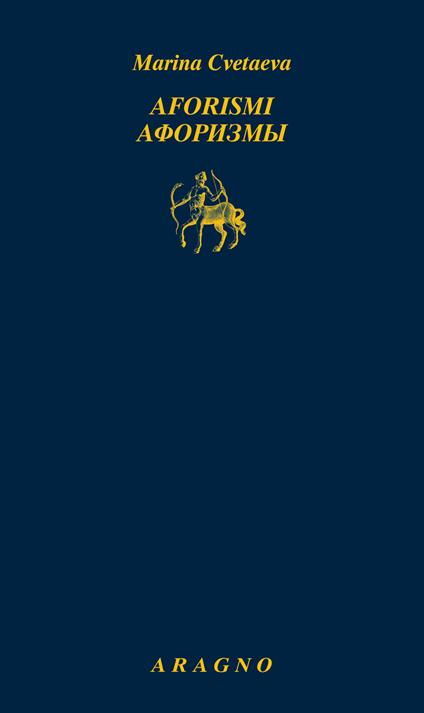 Aforismi - Marina Cvetaeva - copertina