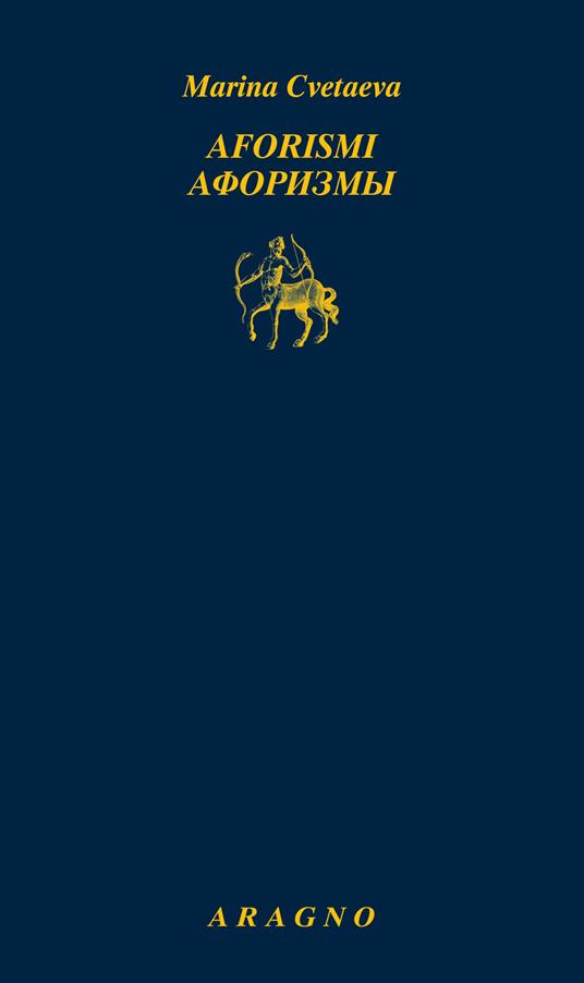 Aforismi - Marina Cvetaeva - copertina
