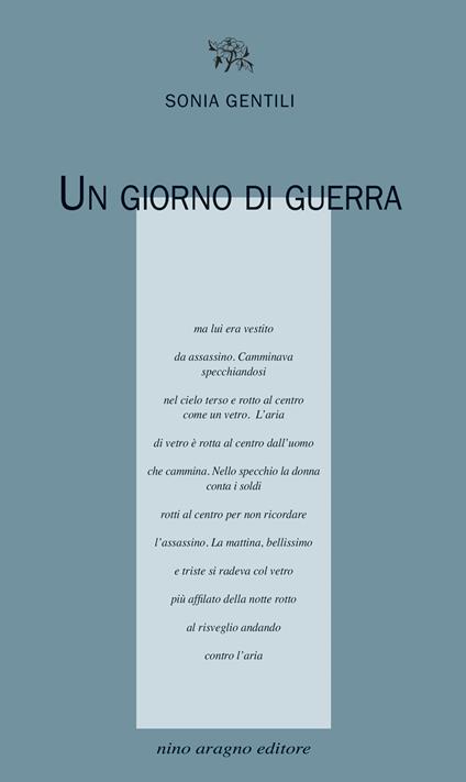 Un giorno di guerra - Sonia Gentili - copertina