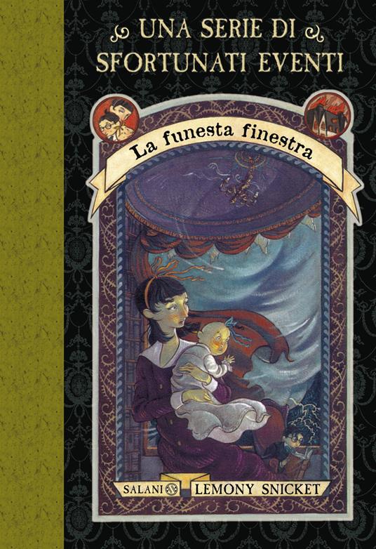 La funesta finestra. Una serie di sfortunati eventi. Nuova ediz.. Vol. 3 - Lemony Snicket - copertina