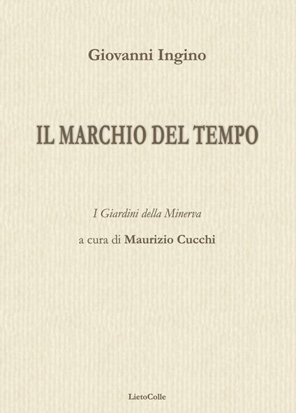 Il marchio del tempo - Giovanni Ingino - copertina