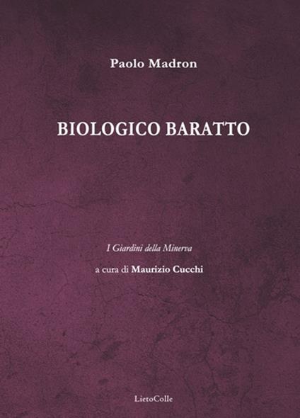 Biologico baratto - Paolo Madron - copertina