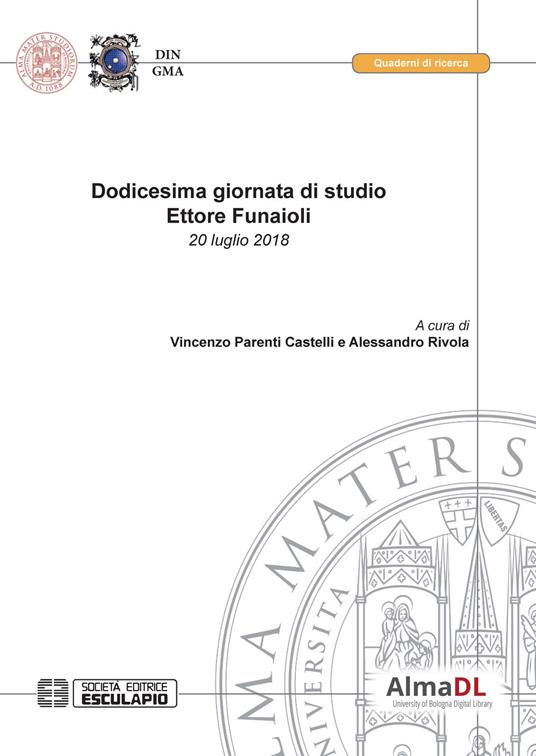 Dodicesima giornata di studio Ettore Funaioli (20 luglio 2018) - copertina