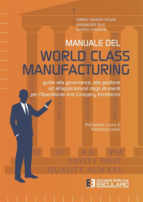 Manuale del World Class Manufacturing. Guida alla governance, alla gestione ed all'applicazione degli strumenti per l'Operational and Company Excellence - Matteo Casadio Strozzi,Alessandro Brun,Luciano Massone - copertina