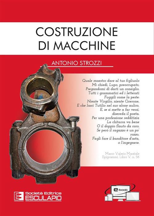Costruzione di macchine - Antonio Strozzi - copertina