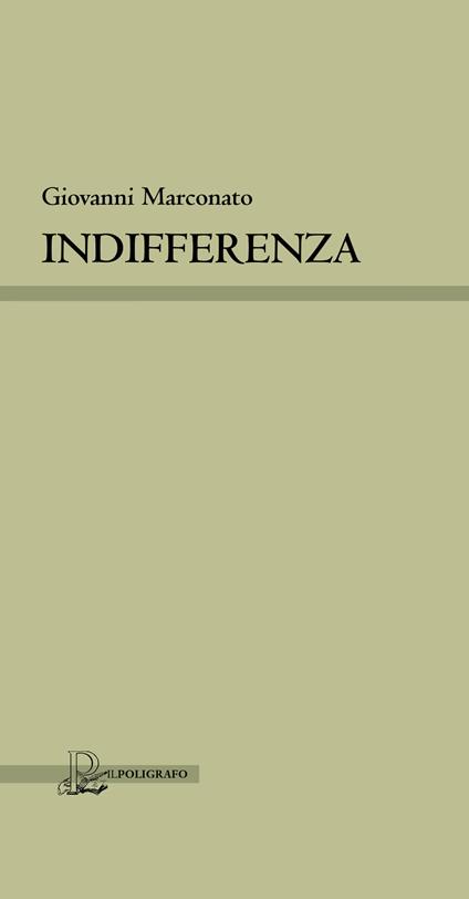 Indifferenza - Giovanni Marconato - copertina