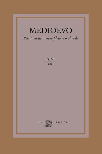 Medioevo. Rivista di storia della filosofia medievale (2021). Vol. 46: La filosofia nelle opere di Dante - copertina