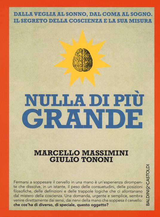 Nulla di più grande - Giulio Tononi,Marcello Massimini - copertina