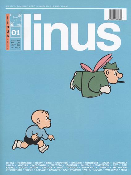 Rivista Linus. Gennaio 2019 - copertina