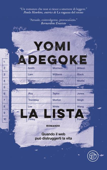 La lista. Quando il web può distruggerti la vita - Yomi Adegoke - copertina