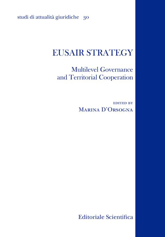 Eusair strategy. Multilevel Governance and territorial cooperation - copertina