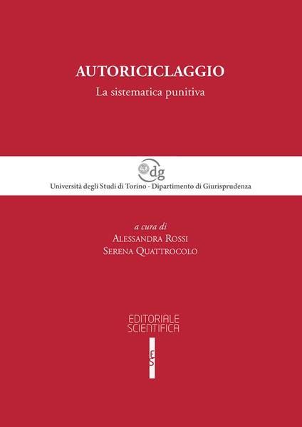 Autoriciclaggio. La sistematica punitiva - copertina