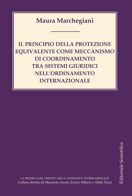 Il principio della protezione equivalente come meccanismo di coordinamento tra sistemi giuridici nell'ordinamento internazionale - Maura Marchegiani - copertina