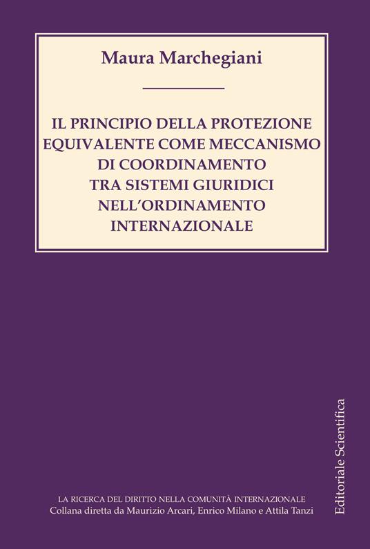 Il principio della protezione equivalente come meccanismo di coordinamento tra sistemi giuridici nell'ordinamento internazionale - Maura Marchegiani - copertina