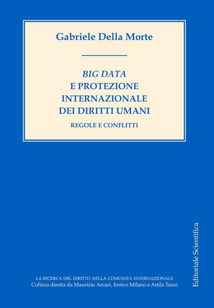 Big data e protezione internazionale dei diritti umani. Regole e conflitti - Gabriele Della Morte - copertina