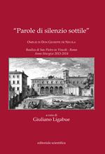 «Parole di silenzio sottile». Omelie di Don Giuseppe de Nicola