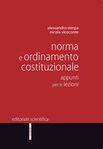 Norma e ordinamento costituzionale. Appunti per le lezioni