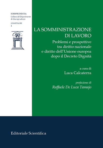 La somministrazione di lavoro. Problemi e prospettive tra diritto nazionale e diritto dell'Unione europea dopo il Decreto Dignità - copertina