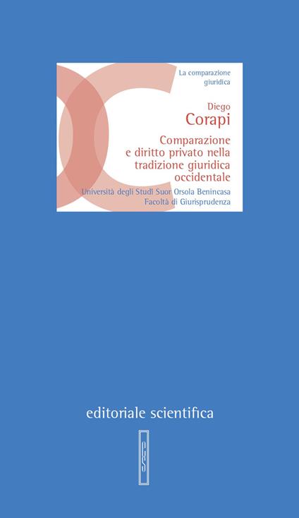 Comparazione e diritto privato nella tradizione giuridica occidentale - Diego Corapi - copertina
