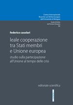 Leale cooperazione tra Stati membri e Unione europea. Studio sulla partecipazione all'Unione al tempo delle crisi