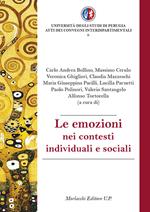 Le emozioni nei contesti individuali e sociali