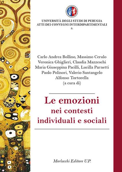 Le emozioni nei contesti individuali e sociali - copertina