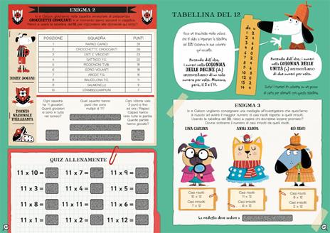 Tabelline. Le indagini di Sherlock Bones. Ediz. a colori. Con lente - Jonny Marx,Kirstin Swanson - 4