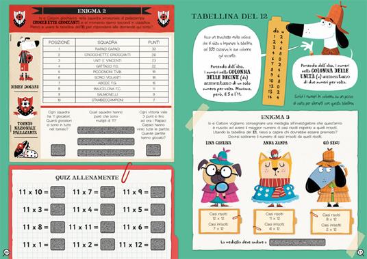 Tabelline. Le indagini di Sherlock Bones. Ediz. a colori. Con lente - Jonny Marx,Kirstin Swanson - 4