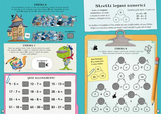 Addizioni e sottrazioni. Le indagini di Sherlock Bones. Con lente magica - Jonny Marx,Kirstin Swanson - 2