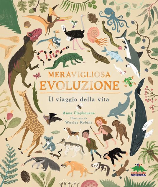 Meravigliosa evoluzione. Il viaggio della vita - Anna Claybourne - copertina