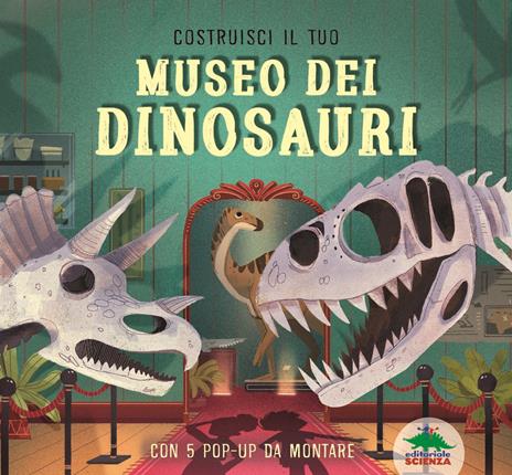 Costruisci il tuo museo dei dinosauri. Con 5 pop-up da montare - Jenny Jacoby - copertina