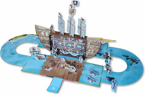 La nave pirata. Divertimento da veri bucanieri! Ediz. a colori. Con nave da costruire - Catherine Veitch - 5