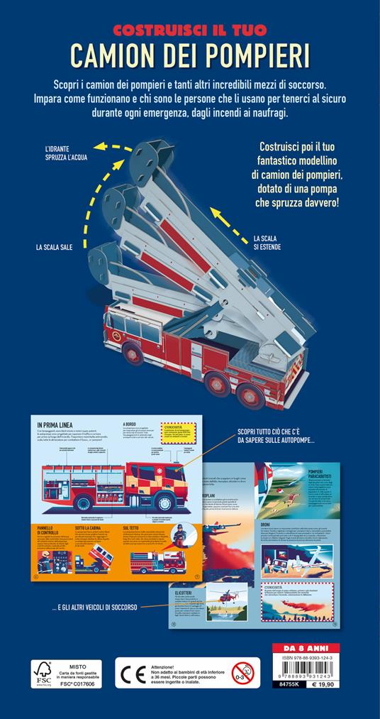 Costruisci il tuo camion dei pompieri. Con modellino di 78 pezzi - Ben Hubbard - 2