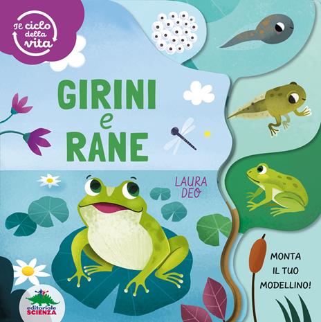 Girini e rane. Il ciclo della vita. Ediz. a colori - Laura Deo - copertina