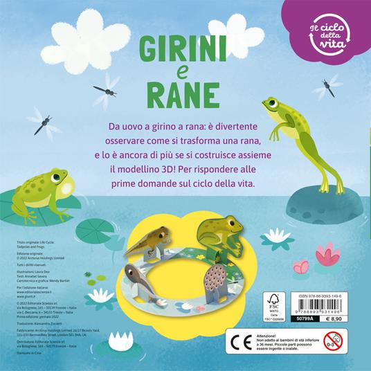 Girini e rane. Il ciclo della vita. Ediz. a colori - Laura Deo - 2