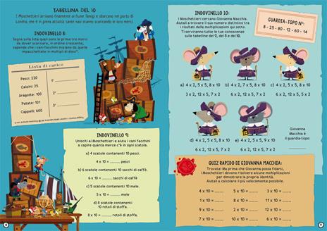 Tabelline. I moschettieri della matematica - Jonny Leighton - 3