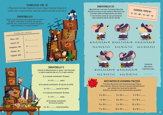 Tabelline. I moschettieri della matematica - Jonny Leighton - 3