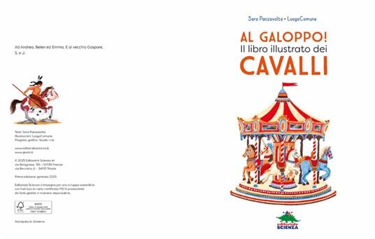 Al galoppo! Il libro illustrato dei cavalli. Ediz. a colori - Sara Panzavolta - 2